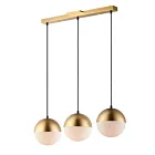 ET2 Lighting E20363-92MG Half Moon 3-Lights 27W Metallic Gold Pendant