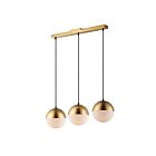 ET2 Lighting E20363-92MG Half Moon 3-Lights 27W Metallic Gold Pendant
