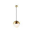 ET2 Lighting E20366-92MG Half Moon 1-Light 12W Metallic Gold Pendant