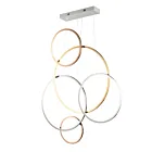 ET2 Lighting E20375-MPLT Union 5-Lights 325W Multi-Plated Pendant