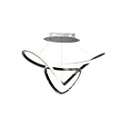 ET2 Lighting E20454-BC Perpetual 1-Light 45W Black Chrome Pendant