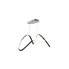 ET2 Lighting E20455-BC Perpetual 1-Light 43W Black Chrome Pendant