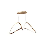 ET2 Lighting E20455-BCN Perpetual 1-Light 43W Brushed Champagne Pendant