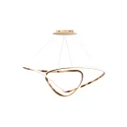 ET2 Lighting E20456-BCN Perpetual 1-Light 63W Brushed Champagne Pendant