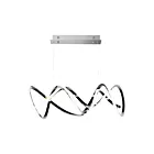 ET2 Lighting E20468-BC Signature 1-Light 63W Black Chrome Pendant