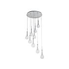 ET2 Lighting E20515-18PC Larmes LED 9-Lights 13.5W Polished Chrome Pendant