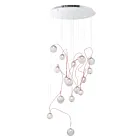 ET2 Lighting E20656-91PC Bobble 16-Lights 24W Polished Chrome Pendant
