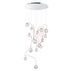ET2 Lighting E20656-91PC Bobble 16-Lights 24W Polished Chrome Pendant