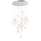 ET2 Lighting E20658-91PC Bobble 24-Lights 36W Polished Chrome Pendant