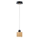 ET2 Lighting E20860-75BKGLD Nob 1-Light 5W Black/Gold Pendant