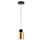 ET2 Lighting E20862-75BKGLD Nob 1-Light 7.2W Black/Gold Pendant