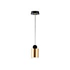 ET2 Lighting E20862-75BKGLD Nob 1-Light 7.2W Black/Gold Pendant