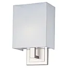 ET2 Lighting Edinburgh E21080-01SN 12W Satin Nickel LED Outdoor Wall Sconce