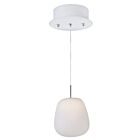 ET2 Lighting E21121-11WT Puffs 1-Light 4.8W White Pendant