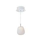 ET2 Lighting E21121-11WT Puffs 1-Light 4.8W White Pendant