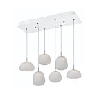 ET2 Lighting E21124-11WT Puffs 1-Light 28.8W White Pendant