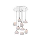 ET2 Lighting E21127-11WT Puffs 1-Light 43W White Pendant