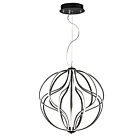 ET2 Lighting E21176-BK Aura 1-Light 104W Black Pendant
