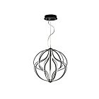 ET2 Lighting E21176-BK Aura 1-Light 104W Black Pendant