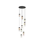 ET2 Lighting E21189-05GM Highball 9-Lights 72W Gunmetal Pendant