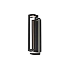 ET2 Lighting Penrose E21263-BK 30W Black LED Outdoor Wall Sconce