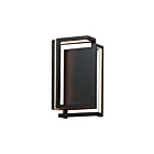 ET2 Lighting Penrose E21269-BK 23W Black LED Outdoor Wall Sconce