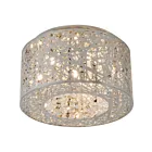 ET2 Lighting Inca E21300-10PC 7-Lights Polished Chrome LED Semi Flush Mount