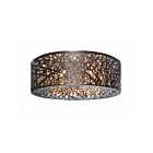 ET2 Lighting Inca E21301-10BZ 9-Lights 360W Bronze LED Semi Flush Mount