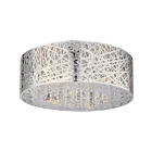 ET2 Lighting Inca E21301-10PC-BUL 9-Lights 36W Polished Chrome LED Semi Flush Mount