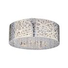 ET2 Lighting Inca E21301-10PC 9-Lights 360W Polished Chrome LED Semi Flush Mount