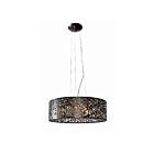 ET2 Lighting E21308-10BZ Inca 9-Lights Bronze Pendant