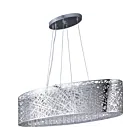 ET2 Lighting E21310-10PC-BUL Inca 9-Lights 36W Polished Chrome Pendant