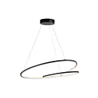ET2 Lighting E21327-BK Cycle 1-Light 98W Black Pendant