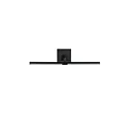 ET2 Lighting Mona E21340-BK 14W Black LED Outdoor Wall Sconce