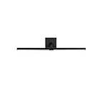 ET2 Lighting Mona E21344-BK 18W Black LED Outdoor Wall Sconce