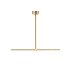 ET2 Lighting E21355-GLD Dorian 2-Lights 14.4W Gold Pendant