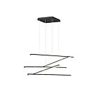 ET2 Lighting E21375-BK Hover 5-Lights 90W Black Pendant