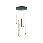 ET2 Lighting E21377-BK Hover 8-Lights 408W Black Pendant