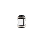 ET2 Lighting Syndicate E21380-18BK 2-Lights 18W Black LED Semi Flush Mount