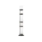 ET2 Lighting Syndicate E21389-18BK 5-Lights Black 45W LED Floor Lamp