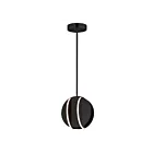 ET2 Lighting E21482-BK Interval 1-Light 18W Black Pendant