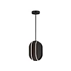 ET2 Lighting E21484-BK Interval 1-Light 26W Black Pendant