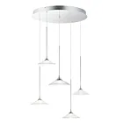 ET2 Lighting E21536-24PC Cono 5-Lights 75W Polished Chrome Pendant