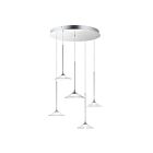 ET2 Lighting E21536-24PC Cono 5-Lights 75W Polished Chrome Pendant
