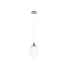 ET2 Lighting E21562-18PC Dewdrop 1-Light 10W Polished Chrome Pendant