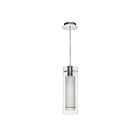 ET2 Lighting E22000-10 Frost 1-Light 50W Polished Chrome Pendant