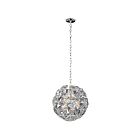 ET2 Lighting E22093-28 Fiori 12-Lights 480W Polished Chrome Pendant