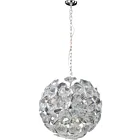 ET2 Lighting E22094-28 Fiori 20-Lights 800W Polished Chrome Pendant