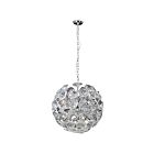 ET2 Lighting E22094-28 Fiori 20-Lights 800W Polished Chrome Pendant