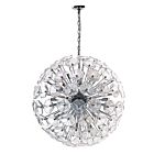 ET2 Lighting E22096-28 Fiori 28-Lights 1120W Polished Chrome Pendant